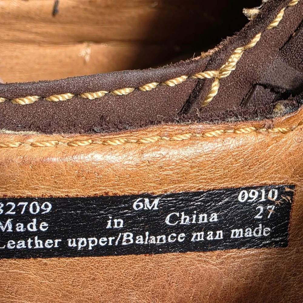 Clarks Artisan Earthy Loafers Brown Leather Button Detail Womens 6M Excellent‎